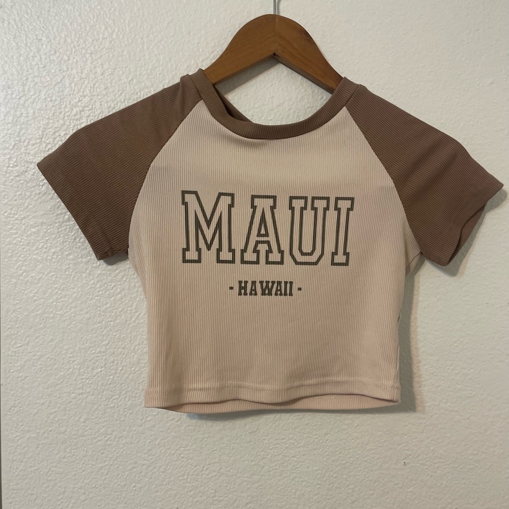 Maui cropped shirt